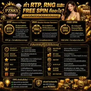 ค่า RTP, RNG และ Free Spin คืออะไร_ รวมคำศัพท์สำคัญที่ผู้เล่นมือใหม่ควรรู้